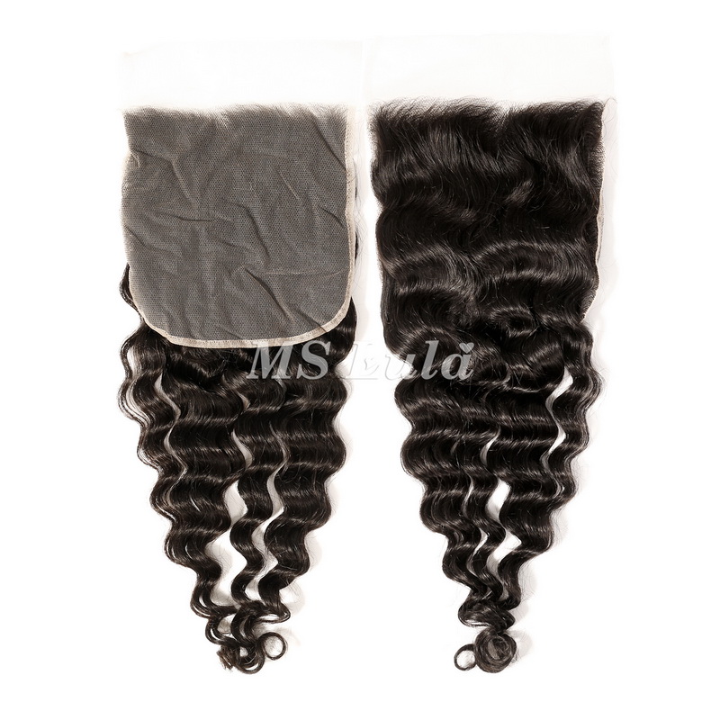 Virgin Hair Loose Deep 4x4 5x5 6x6 7x7 Transparent Lace Closure